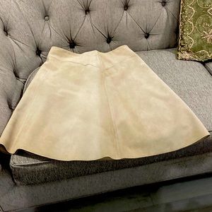 Suede skirt